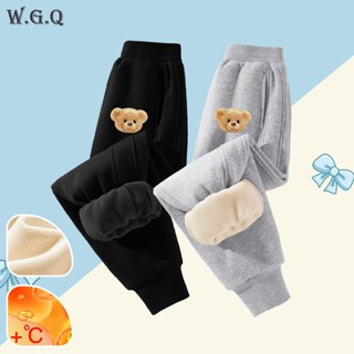 W.G.Q Quần Lót Bé Trai, Phiên Bản Dày Lót Lông Cừu Mùa Thu Đông, Đa Năng Cho Bé Trai Bé Gái