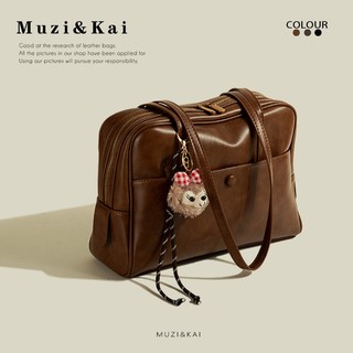 Muzikai Túi Nách Dung Tích Lớn Nữ 2024 Phong Cách Mới Thu Đông Niche Cao Cấp Đơn Giản Retro Túi