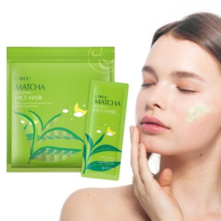 Mặt nạ ngủ LAIKOU Matcha 3g * 15 miếng Kem dưỡng ẩm ban đêm không rửa sạch