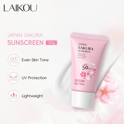 Laikou Kem Chống Nắng spf50 pa + + + Kháng Nước Lâu Trôi 30g