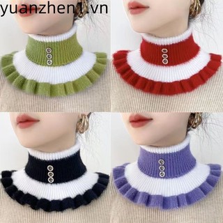  Khăn choàng cổ giả len co giãn chống gió giữ ấm mùa đông cho nữ 