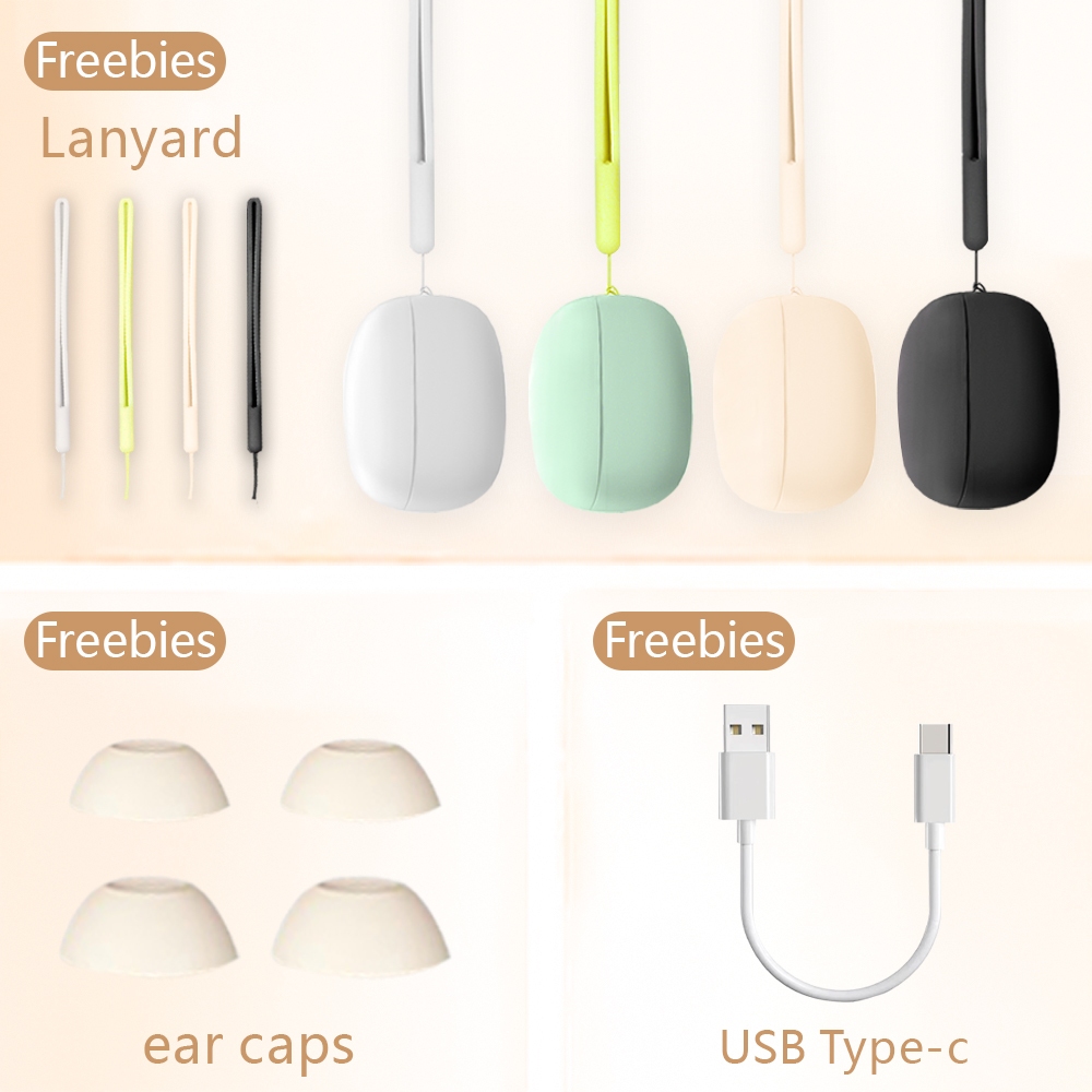 Tai nghe không dây HQAi H7 mới với mic tích hợp, âm thanh Hi-Fi, chống nước, tai nghe Bluetooth giảm