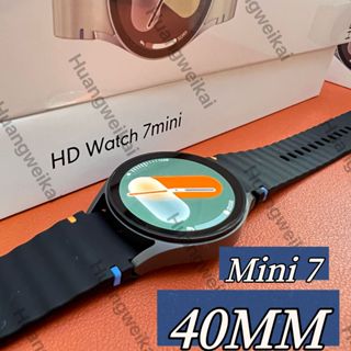 Đồng hồ AMOLED 7 mini 40mm đồng hồ thông minh cho 2025 samsung Galaxy watch 7mini đồng hồ thông minh sạc không dây BT gọi cho nam nữ chống nước VS hellowatch 3mini ultra2