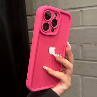 Màu Kẹo Đơn Giản Mờ Chống Sốc Silicon Mềm Ốp Lưng Điện Thoại iPhone 17 16 15 14 13 12 11 Pro Max 14 Plus Bốn Góc Chống Rơi Vỏ Điện Thoại Màu Nguyên Chất