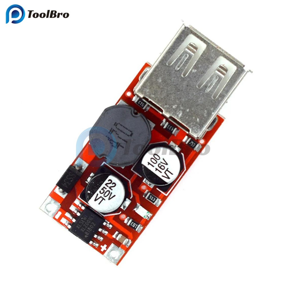 Fine 6-24V 12v / 24V sang 5v 3A Mô-đun sạc USB ô tô DC Buck bước xuống Bộ chuyển đổi mô-đun nguồn 12