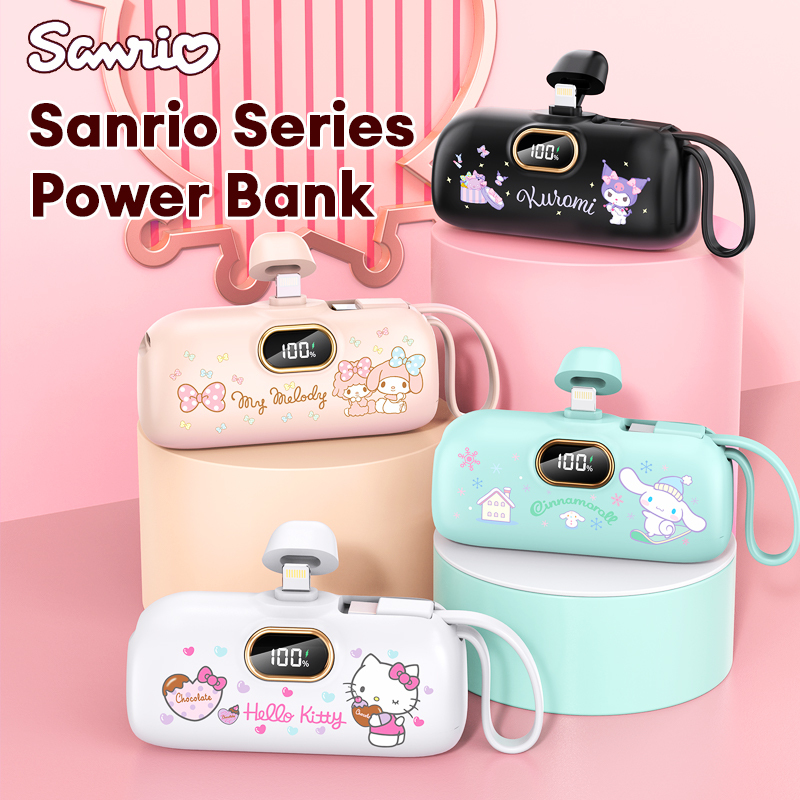 Sanrio PL05 Powerbank 5000mAh Di động tốc độ nhanh Sạc nhanh An toàn Không lo lắng