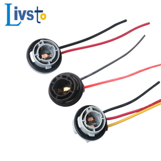 1 Chiếc Ô Tô LED Ổ Cắm Dây Kết Nối BA15S / 1156 / 1157 Bóng Đèn Biến Tín Hiệu Ổ Cắm Dây nịt Giá Đỡ Đèn