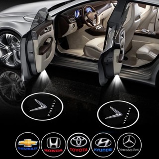 Đèn LED Chiếu Laser Không Dây Gắn Cửa Xe Hơi