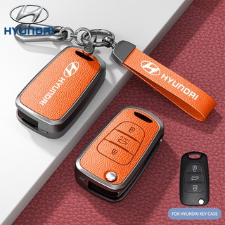 Vỏ chìa khóa ô tô Hyundai Thích hợp cho vỏ móc khóa ô tô Hyundai Sorento / i30 / ix35 / Azera TPU