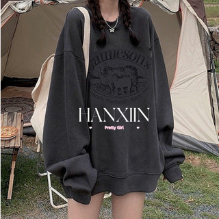 HANXIN Áo Khoác hoodie áo khoác nữ zip hoodie fashionable unique cozy Thanh lịch WCS2491JGC