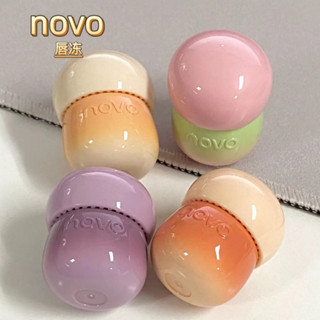 NOVO son môi màu thủy tinh nước kem dưỡng ẩm ẩm môi vết chống thấm nước bền vững môi trang điểm. 5809