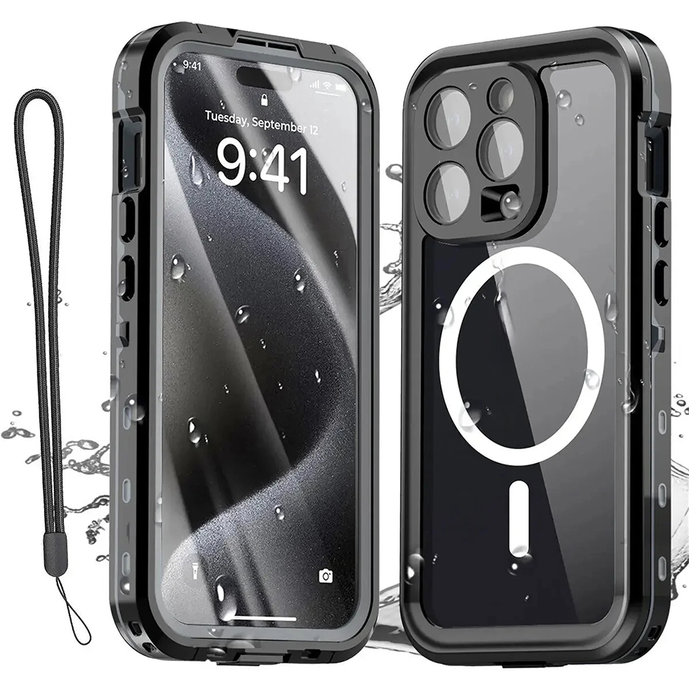 Ốp lưng chống nước Tương thích cho iPhone 14 15 16 17 Pro Max 17Air i15 IP16 Plus Vỏ chắc chắn có sạ