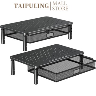 TAIPULING MR06 Kệ để máy tính Giá đỡ laptop  bằng hợp kim nhôm có lỗ thông hơi làm mát 3 tầng điều Có ngăn đựng đồ Điều chỉnh chiều cao