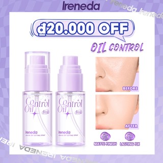 Ireneda SEALING OFF Trang Điểm Thiết Lập Xịt Matte Kiểm Soát Dầu Không Dính Lâu Dài Sửa Chữa Chống Chuyển Chống Thấm Nước Độ Ẩm