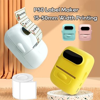 Marklife P50 Máy In Nhãn Mini Tự Dính Di Động Nhãn Nhiệt Máy In Nhãn Máy Làm Nhãn Bluetooth Không Dây Miếng Dán Bỏ Túi Máy In Cho Nhãn Dính Băng Giấy