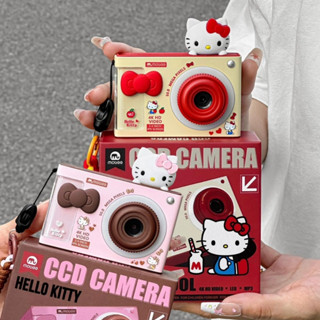 Camera Sanrio Hello Kitty 9600W HD Pixel Mini Di Động Trẻ Em Tích Hợp Trò Chơi Âm Nhạc 4K HD ccd camera Bé Gái Quà Tặng Sinh Nhật Cho Bé Gái