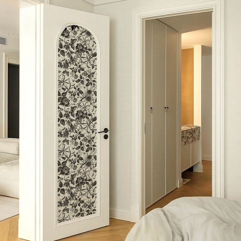 10m / 3M Giấy Dán Tủ Quần áo Hoa Giấy Dán Tường Dán Tường Hoa Hồng Đen Có Thể Tháo Rời Giấy Dán Tườn