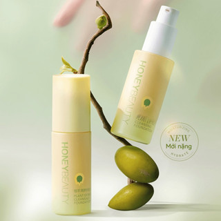 HONEY BEAUTY Kem Nền Dưỡng Ẩm Che Khuyết Điểm Tự Nhiên Phù Hợp Da Vàng Da Dầu Lâu Trôi Cả Ngày