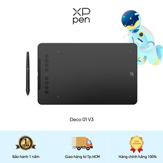  XPPen DECO01V3 Pen Tablet Đồ họa kỹ thuật số Máy tính bảng hỗ trợ Máy tính bảng vẽ điện thoại Android  10 x 6.25 inch Diện tích làm việc lớn  với 16384 mức áp suất Stylus hỗ trợ 60° Nghiêng với 8 s 