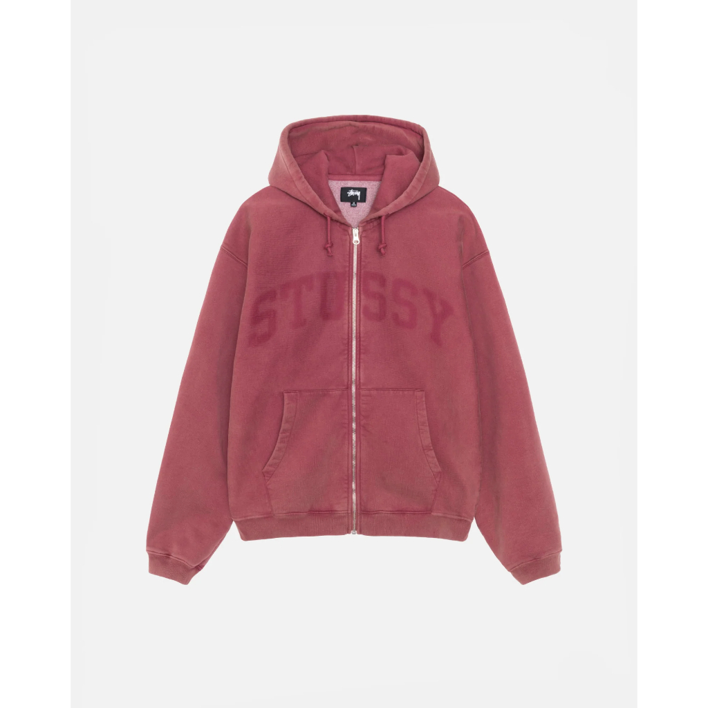 Hình ẢNH STUSSY ZIP HOODIE FADED đích thực 100%