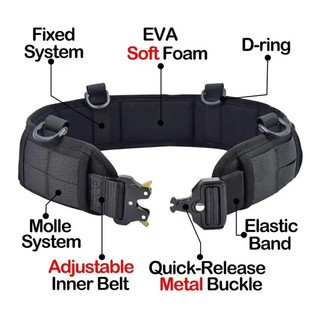 Thắt lưng nam Khóa đa chức năng Thắt lưng Nylon Thể thao ngoài trời chất lượng cao