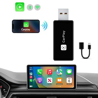  Bộ chuyển đổi không dây CarPlay cho iPhone IOS 13 + Apple CarPlay Ai Box Chuyển đổi nhà máy ô tô có dây CarPlay sang CarPlay không dây 