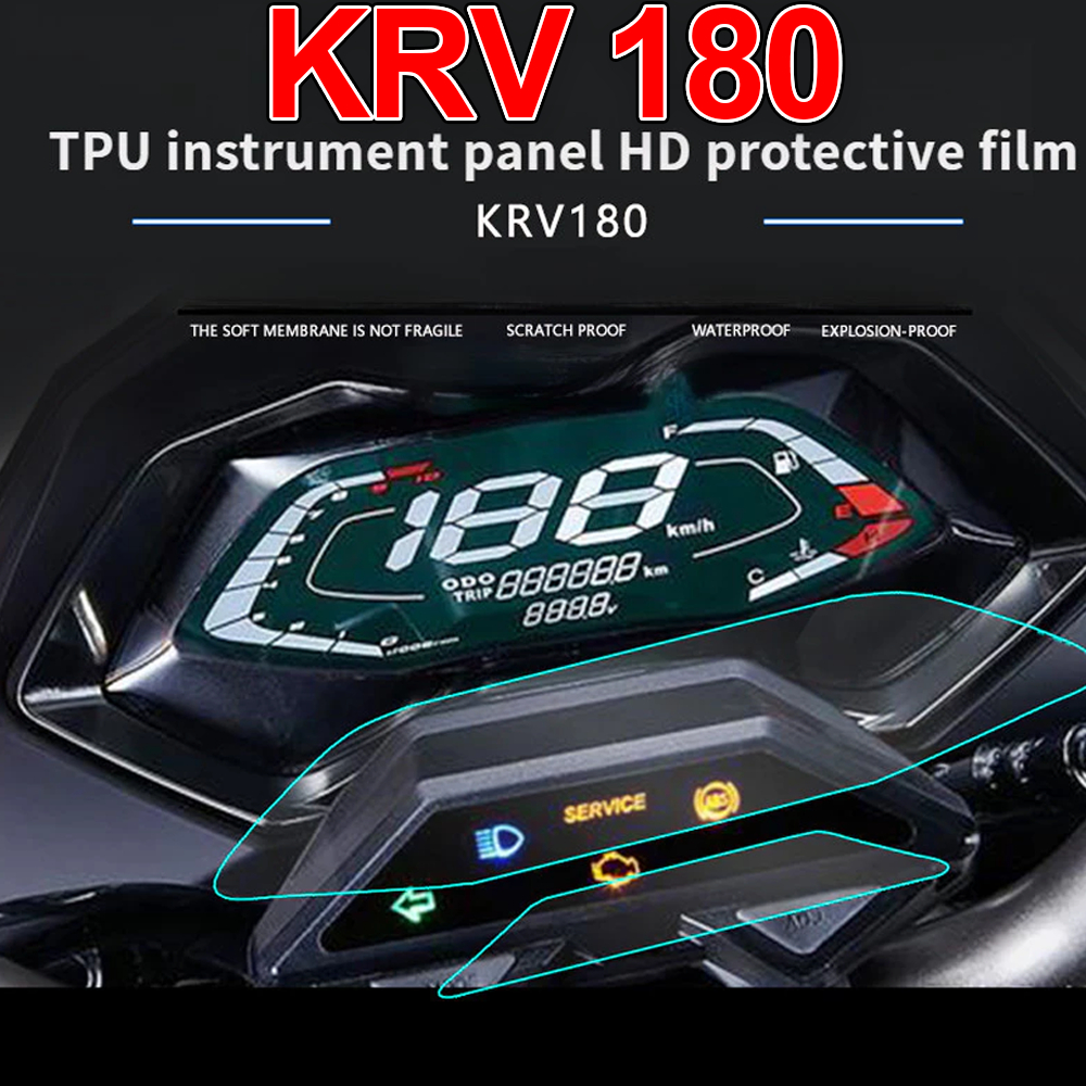 Cụm xe máy Chống trầy xước Màn hình Phim bảo vệ màn hình Phụ kiện cho KYMCO KRV180 KRV 180 2021 2022