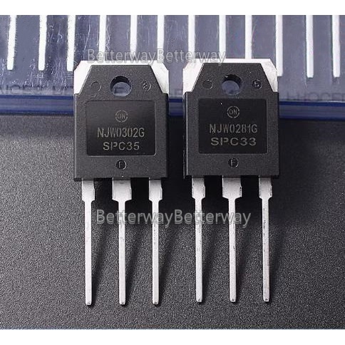 10 Cái 5 Cặp NJW0302G NJW0281G TO-3P (5 Cái NJW0302 + 5 Cái NJW0281) Ống ghép nối âm thanh betterway