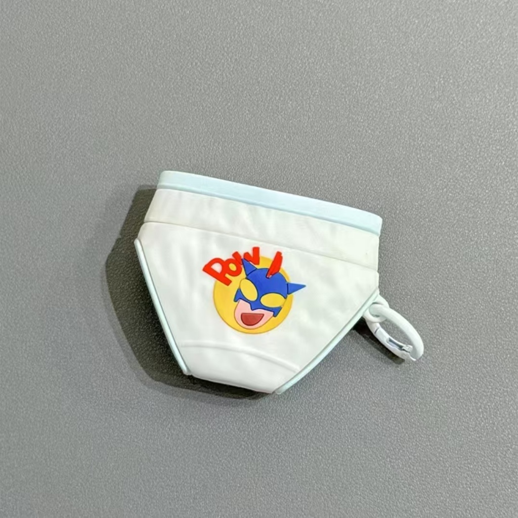 Crayon Shin-chan 3D Quần Lót Hình Dạng AirPods Pro2 Vỏ Tai Nghe Chống Sốc AirPods 4 / 4 (ANC), Tương
