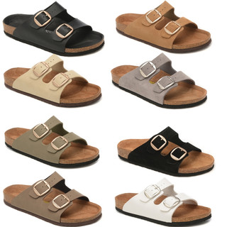 [hộp + túi ngón chân] Dép xỏ ngón có khóa lớn nam nữ giày sandal unisex