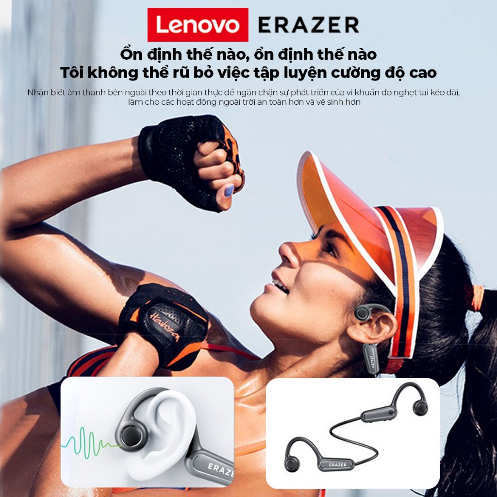 ERAZER XF22 Tai nghe Bluetooth Tai nghe thể thao chống nước móc tai Tai nghe không dây chạy cuộc gọi âm thanh HiFi BT5.4 Tai nghe sạc nhanh | BigBuy360 - bigbuy360.vn