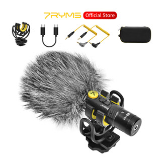 Micro Shotgun 7RYMS MinBo M1, Micro Mini Cardioid Digital / Analog On-Camera Cho Máy Ảnh DSLR / Điện Thoại Thông Minh Ghi Video Volgging (TRS / USB-C)