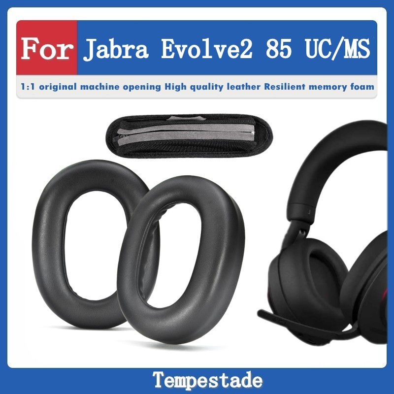 Dành cho Jabra Evolve2 85 UC / Evolve2 85 MS Earmuffs Earmuffs Vỏ tai nghe Vỏ bảo vệ tai nghe Miếng 