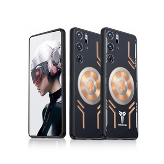 Ốp Điện Thoại Làm Mát Graphene Mới Nhất Cho ZTE Nubia RedMagic Red Magic 10 Pro 8 8S 9 9S Pro Plus Pro + 5G Vỏ Chống Sốc Tản Nhiệt Vỏ Kim Loại Đồng Đỏ Vỏ Bảo Vệ