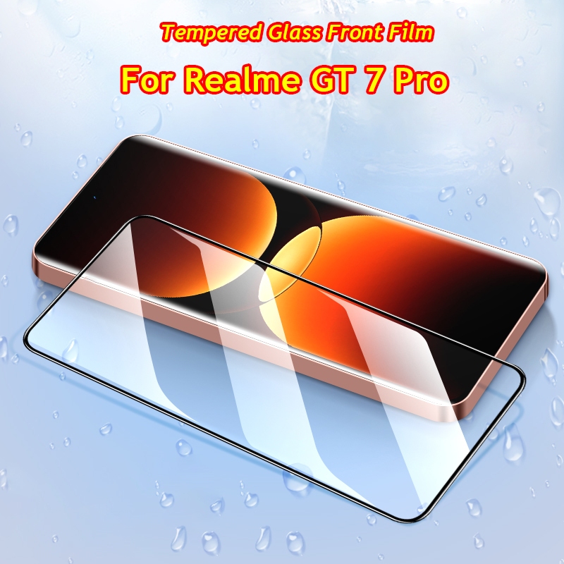 Realme GT 7 Pro 5G RealmeGT7Pro GT7Pro GT7 7T 3 Chiếc Full Cover Kính Cường Lực Bảo Vệ Màn Hình Phim