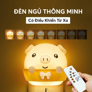 JIASHI Đèn Ngủ led Bảo Vệ Mắt Có Điều Khiển Từ Xa Tiết Kiệm Năng Lượng