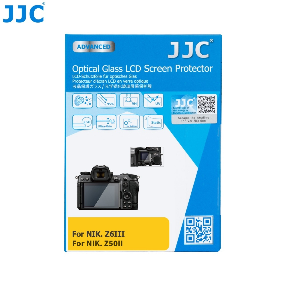 JJC HD Kính cường lực bảo vệ màn hình cho máy ảnh cho Nikon Z6III Z50II Z6 III Z50 II Z6M3