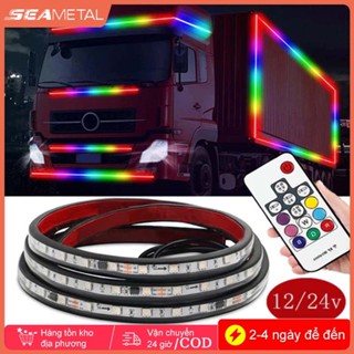 Dây Đèn LED SEAMETAL  24V 1.2M / 1.5M / 2.4M Nhiều Màu Sắc Cảnh Báo Tiện Dụng Cho Xe Tải