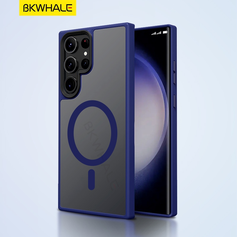 Ốp điện thoại từ tính BKWHALE cho Samsung Galaxy S24 Ultra S23Ultra S22Ultra S24Ultra S24 Plus S24 +