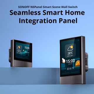 Sonoff NSPanel Công tắc treo tường cảnh thông minh EU / US Loại Wifi Bộ điều chỉnh nhiệt thông minh Hiển thị điều khiển tất cả trong một Bảng điều khiển HMI tích hợp Bộ điều chỉnh nhiệt tự động hóa gia đình Nhà thông minh Hoạt động với Alexa Alice