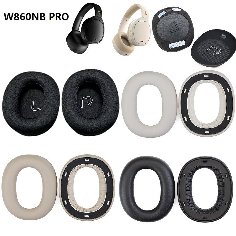 Miếng Lót Tai Chính Hãng Cho Edifier W860NB PRO / LS880NB PRO Tai Nghe Thay Thế Cốc Tai Có Tai Chất 