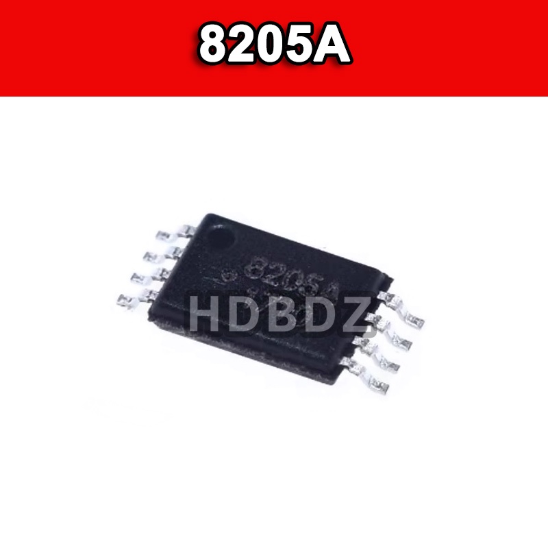 10~50pcs 8205A  TSSOP8 Chip bảo vệ pin Lithium IC SMD