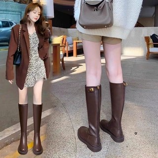 Giày Boot Cổ Cao Thời Trang Nữ Sành Điệu