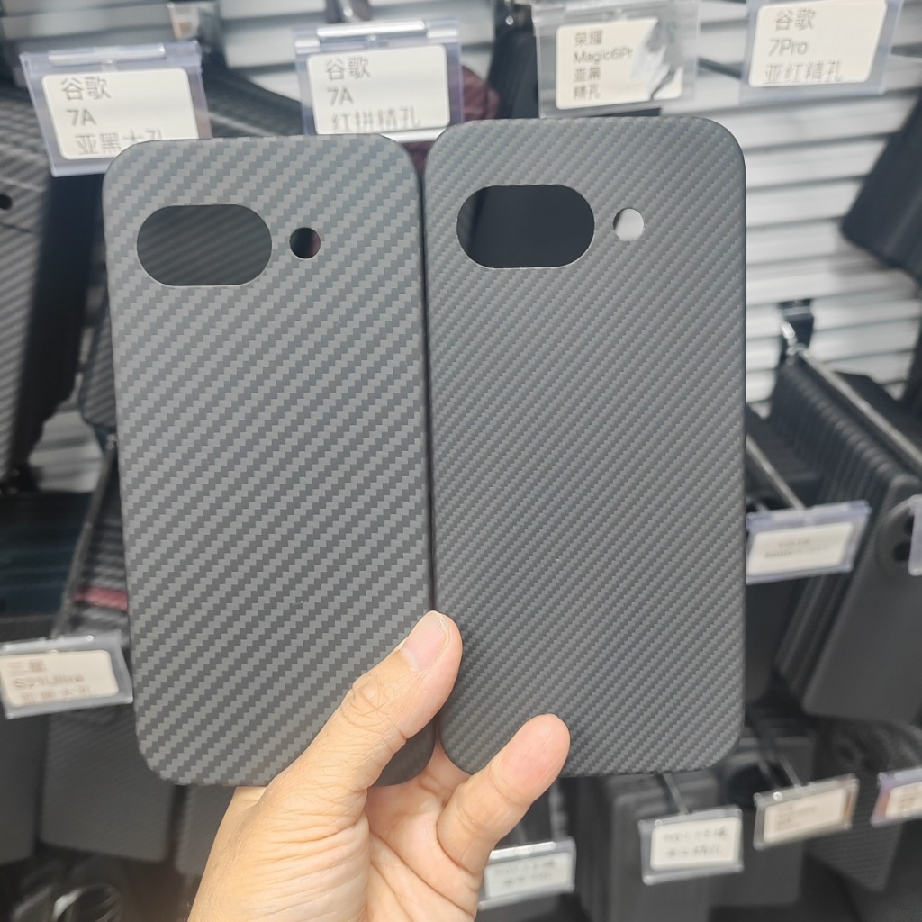 Dành Cho Google Pixel 9A Real Aramid Sợi Carbon Ốp Lưng Điện Thoại Google Pixel 9a Siêu Mỏng Chống S