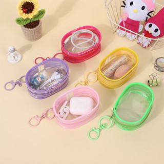 - Eclectic - Túi lưu trữ cáp dữ liệu đầu sạc trong suốt đơn giản Túi lưu trữ móc chìa khóa