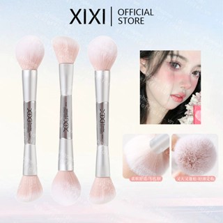 Xixi Cọ Trang Điểm Hai Đầu Phấn Nền Kem Che Khuyết Điểm Blusher Cọ Trang Điểm Sợi Mềm Mỹ Phẩm Dụng Cụ Làm Đẹp NO.XS-01