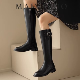 DAILOU giày nữ boot 2024NEW nữ bột Thời trang trăm mốt Chống trơn trượt Mềm mại Điệu đà FSX2491E46