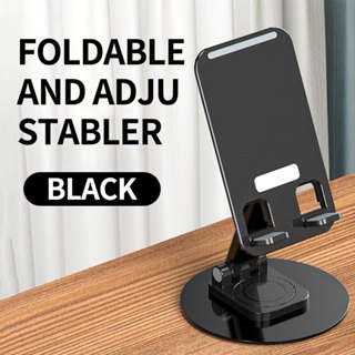  360 Degree Rotation Desktop Cell Phone Stand Mobile Phone Holder Foldable Adjustable Tablet Bracket for iPad for iPhone for Samsung K393 