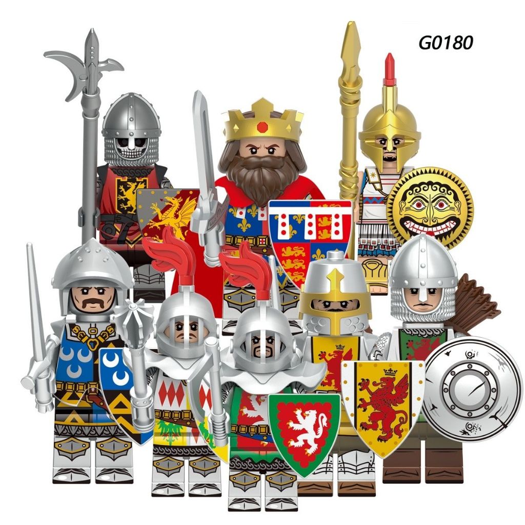 Khối Đồ Chơi Hình Lionheart Hiệp Sĩ Hy Lạp Bộ Binh Bowman Khối Xây Dựng Đồ Chơi Mini G0180