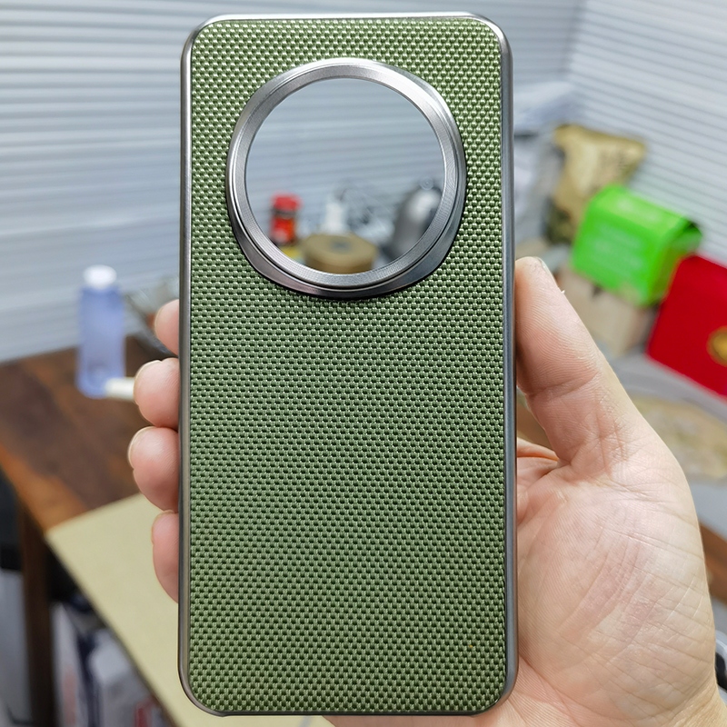 Ốp Họa Tiết Nylon Cho Honor Magic7 Pro / Magic 7 Pro / Magic7 Vỏ Cảm Giác Da Chống Trượt Camera Một 